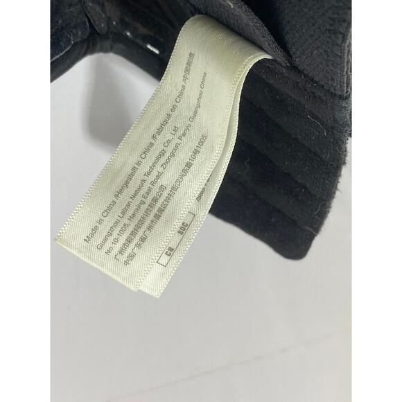 DELMIRA Women's Black Strapless Minimizer Seamless Bandeau Unlined Bra SZ 36C - Picture 9 of 10